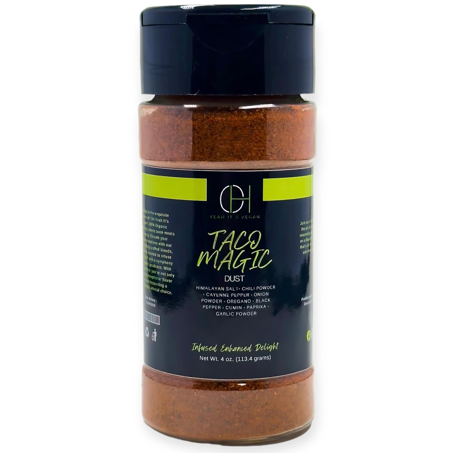 Oh Yeah It's Vegan | Taco Magic Dust | Original Taco Mixed Spices | 100% Natural Ingredients