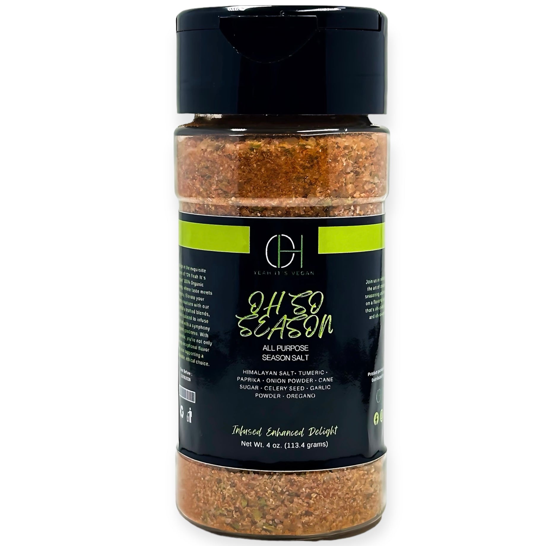 Oh Yeah It's Vegan | Oh So Season | All Purpose Seasoning | 100% Natural Ingredients - Oh Yeah It's Vegan