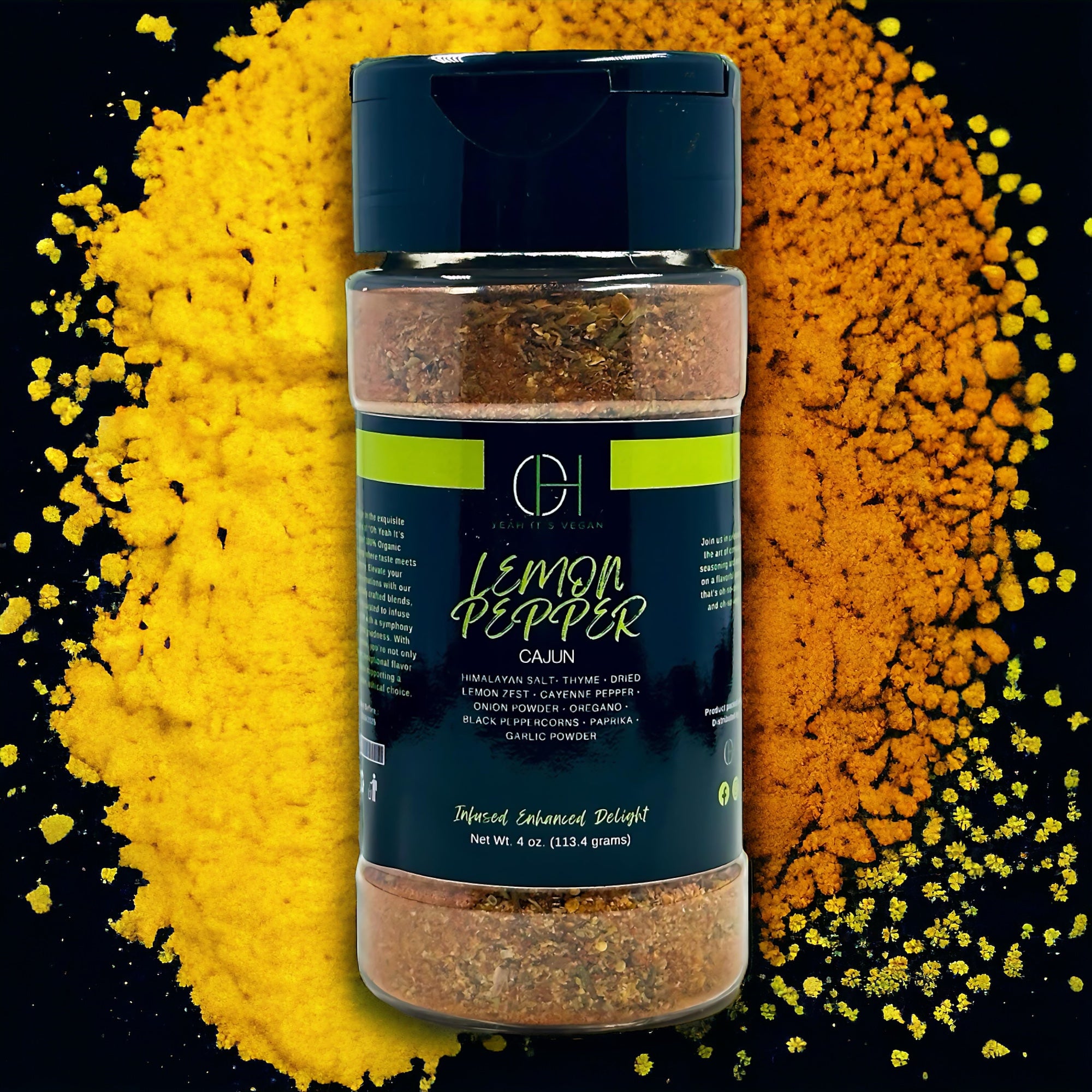 Oh Yeah It's Vegan | Lemon Pepper | Cajun Seasoning | 100% Natural Ingredients - Oh Yeah It's Vegan