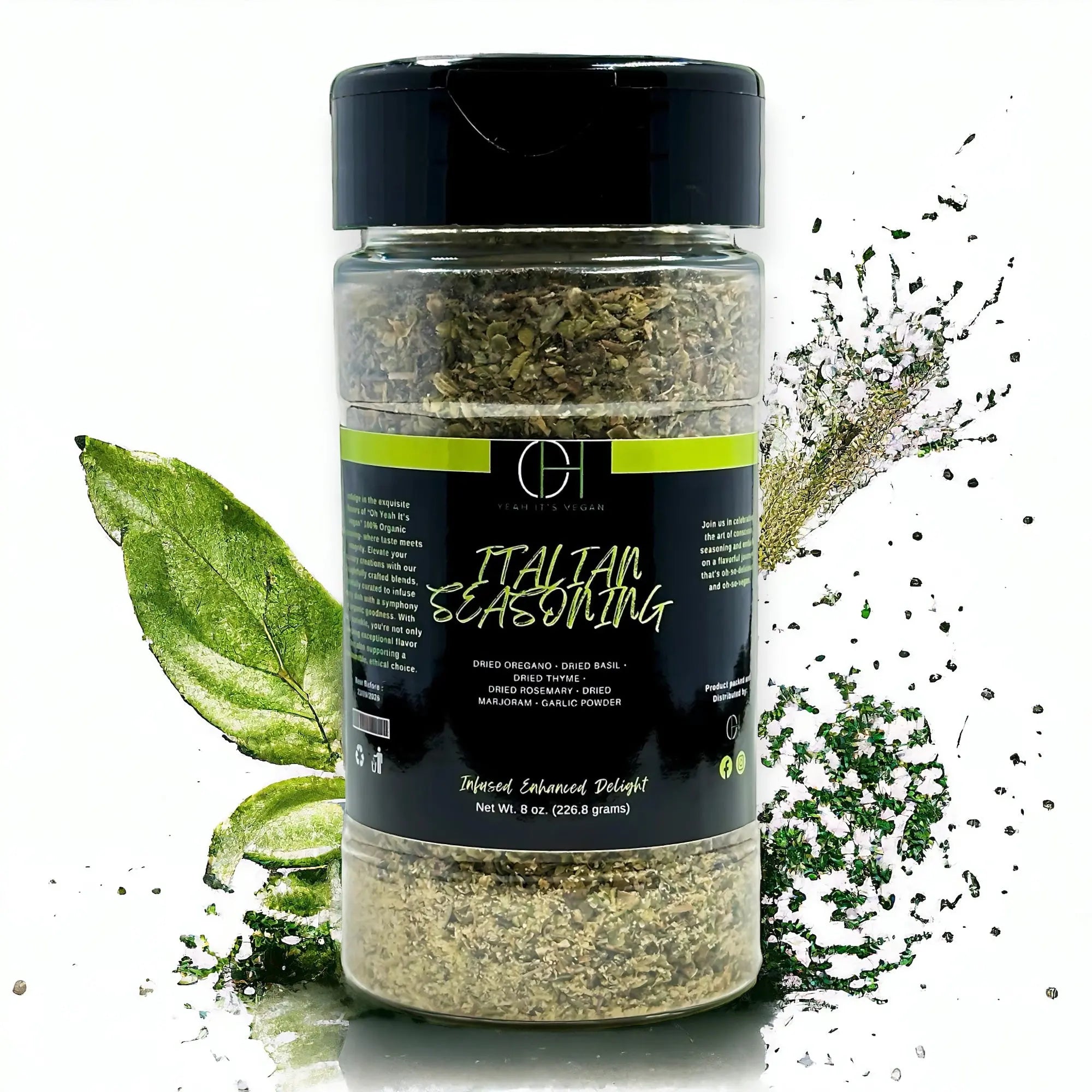 Oh Yeah It's Vegan | Italian Seasoning | Mixed Herbs | 100% Natural Ingredients - Oh Yeah It's Vegan