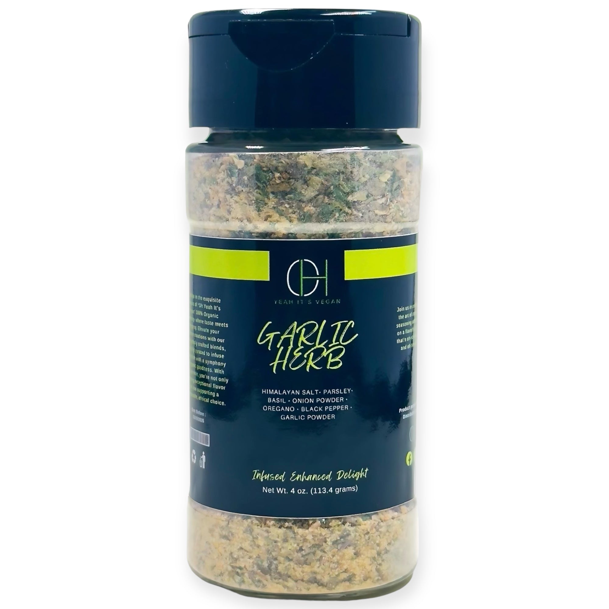 Oh Yeah It's Vegan | Garlic & Herb | Mixed Seasonings | 100% Natural Ingredients