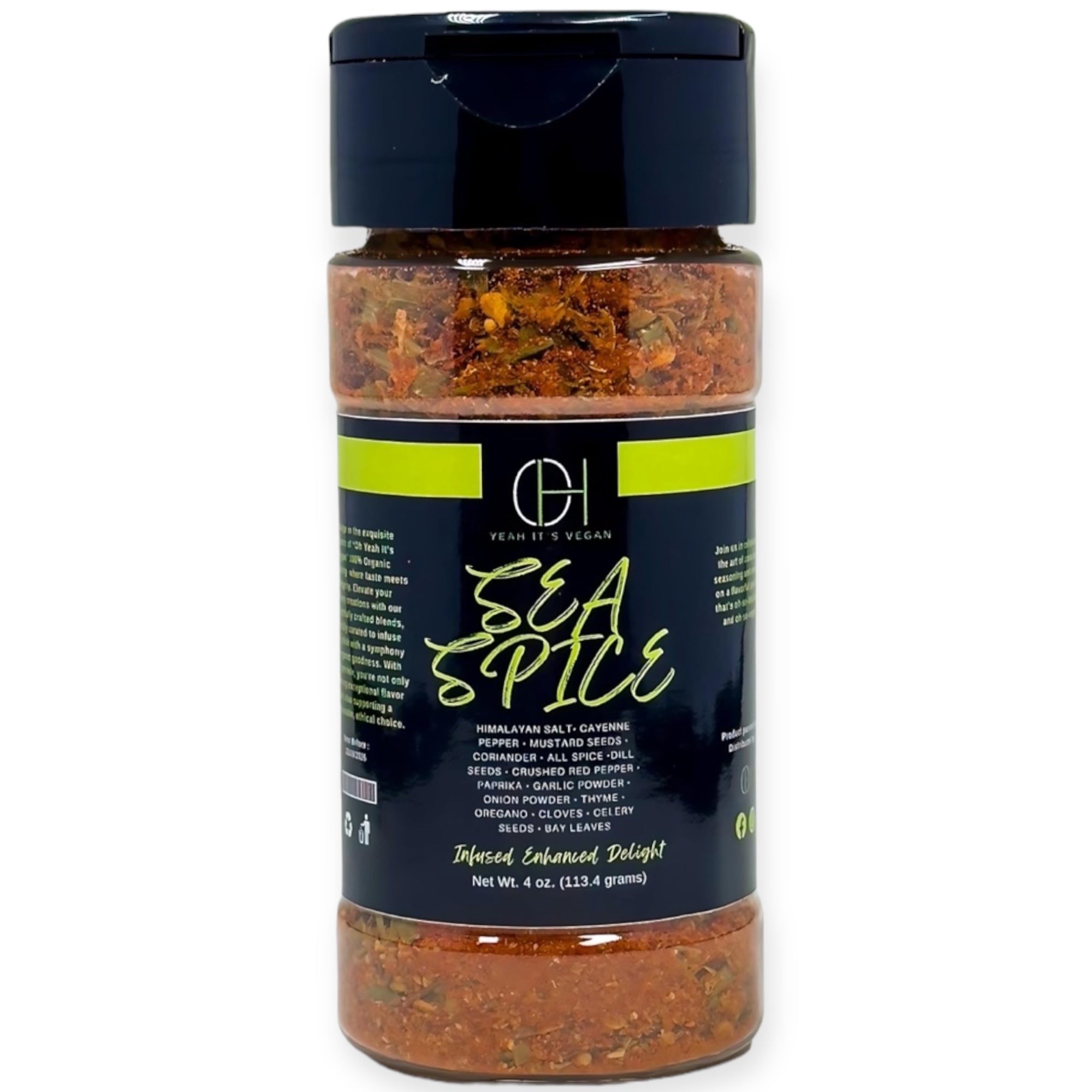 Oh Yeah It's Vegan | Sea Spice | Boil-in bottle | Seafood Seasoning | 100% Natural Ingredients