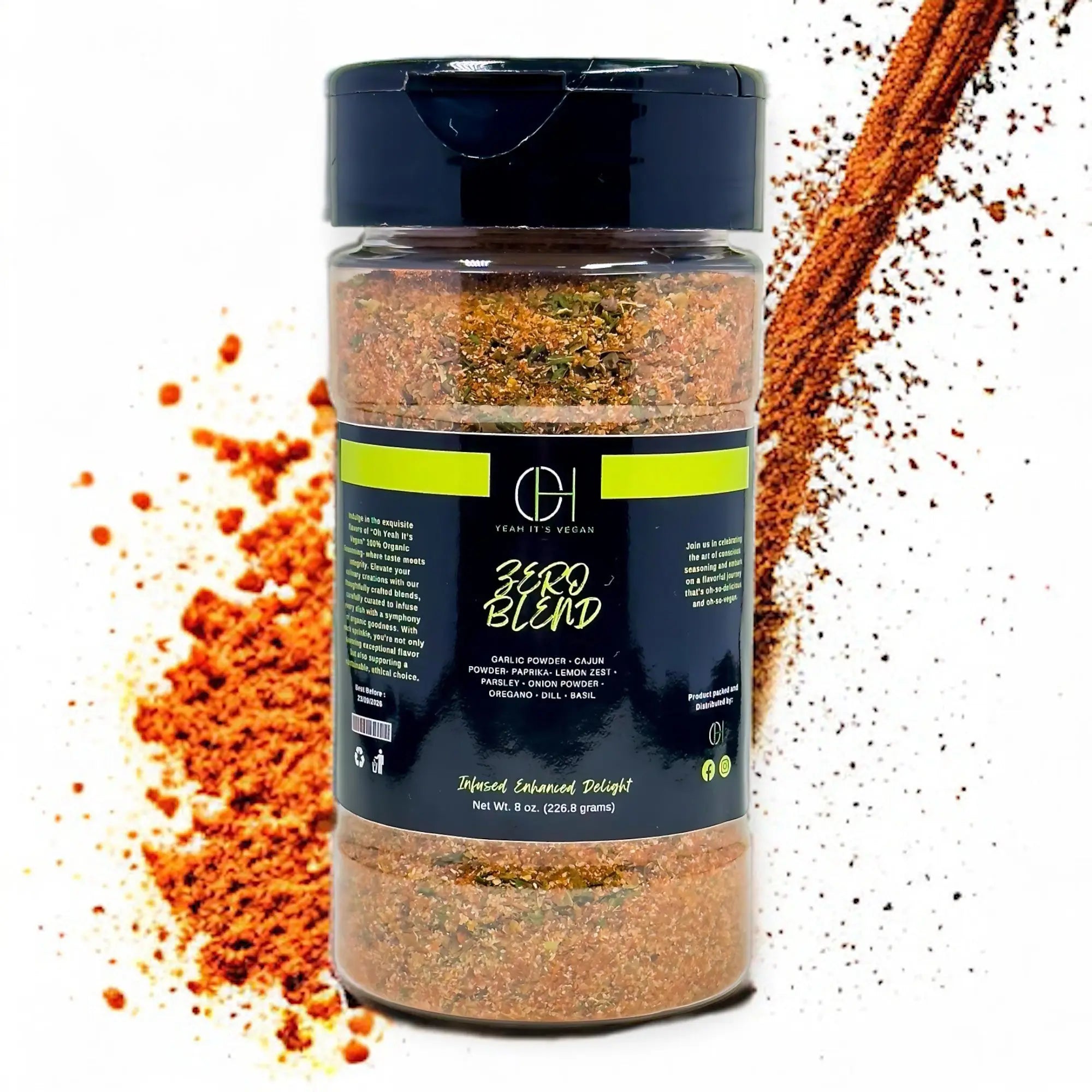 Oh Yeah It's Vegan | Zero Blend | Complete Zero Calorie  Seasoning | 100% Natural Ingredients - Oh Yeah It's Vegan